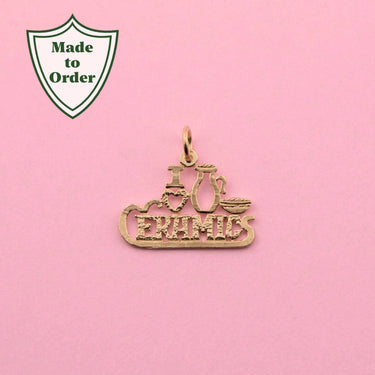 'I Love Ceramics' Charm