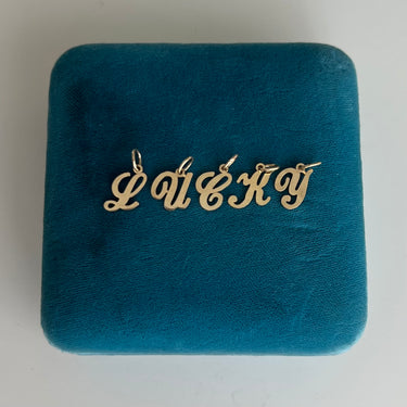 Classic Letter Charm