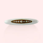 White Pearl Enamel Lingerie Pin