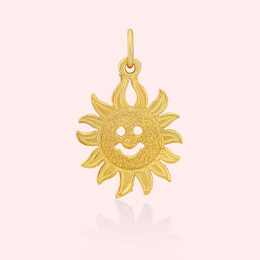 Smiling Sun Charm