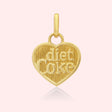 Diet Coke Double-Sided Heart Charm