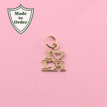 'I Love LA' Charm