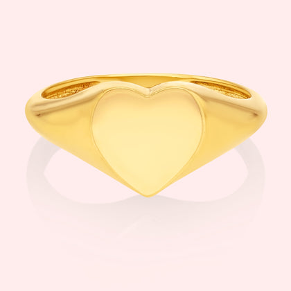 Heart Signet Ring