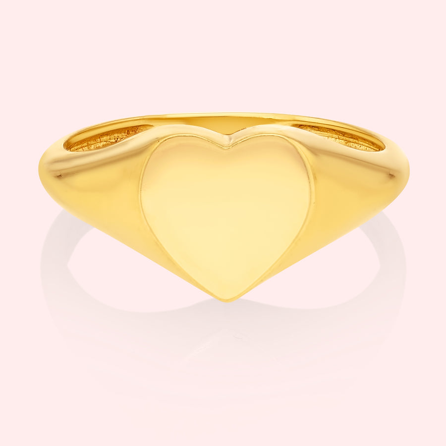 Heart Signet Ring