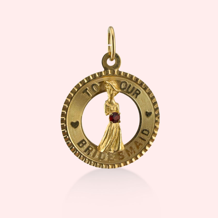 'To Our Bridesmaid' Medallion