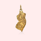 New Jersey State Map Charm