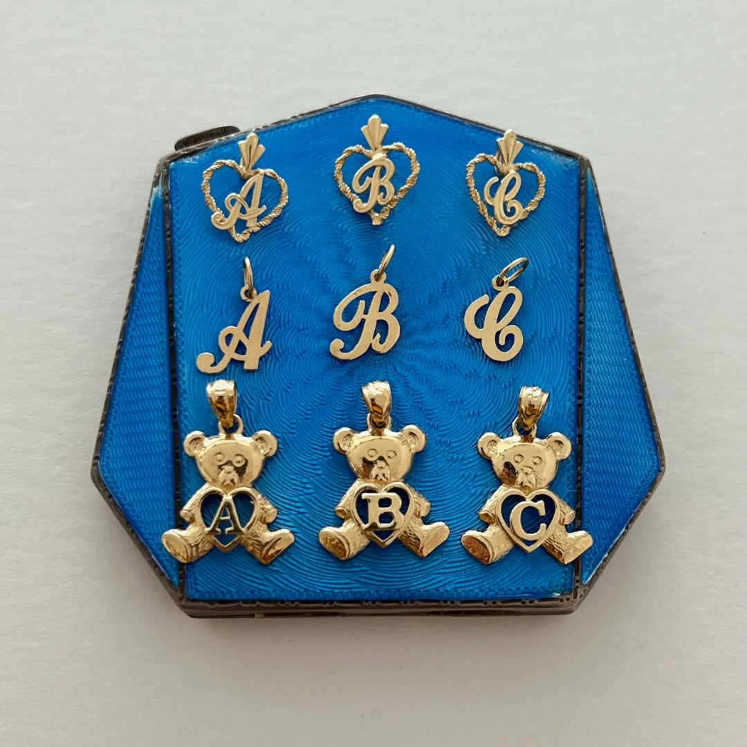 Classic Letter Charm
