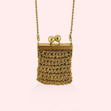 Woven Purse Necklace