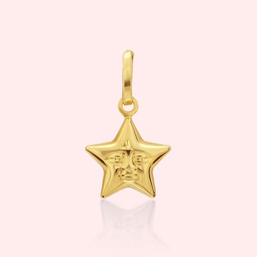 Star with Face Charm