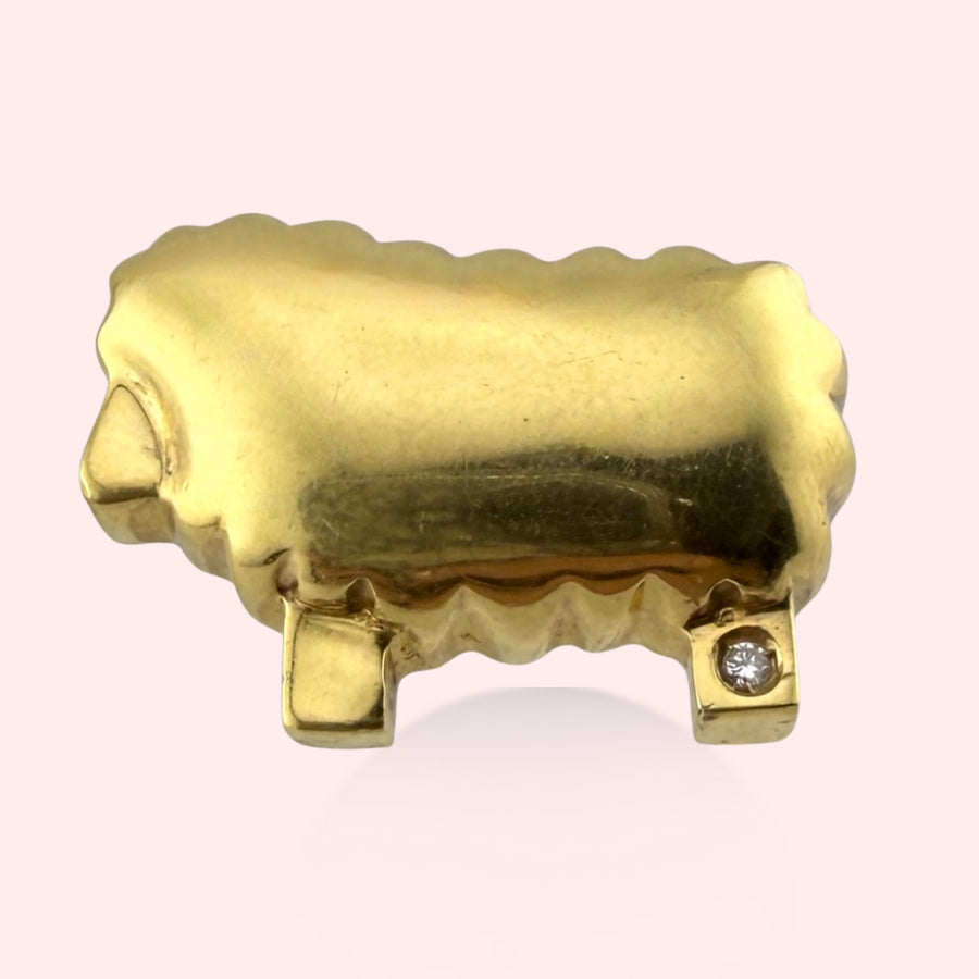 Modern Sheep Pin