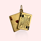 Enamel Blackjack Charm