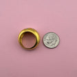 22k and Diamond Bombe Ring by Zolotas