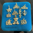 Teddy Bear Letter Pendant