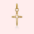 Modern Kinetic Cross Pendant