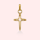 Modern Kinetic Cross Pendant