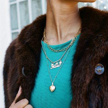 Large Puffy Heart Pendant