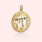 Decorative Enamel Chai Medallion