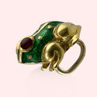 Enamel Frog Charm
