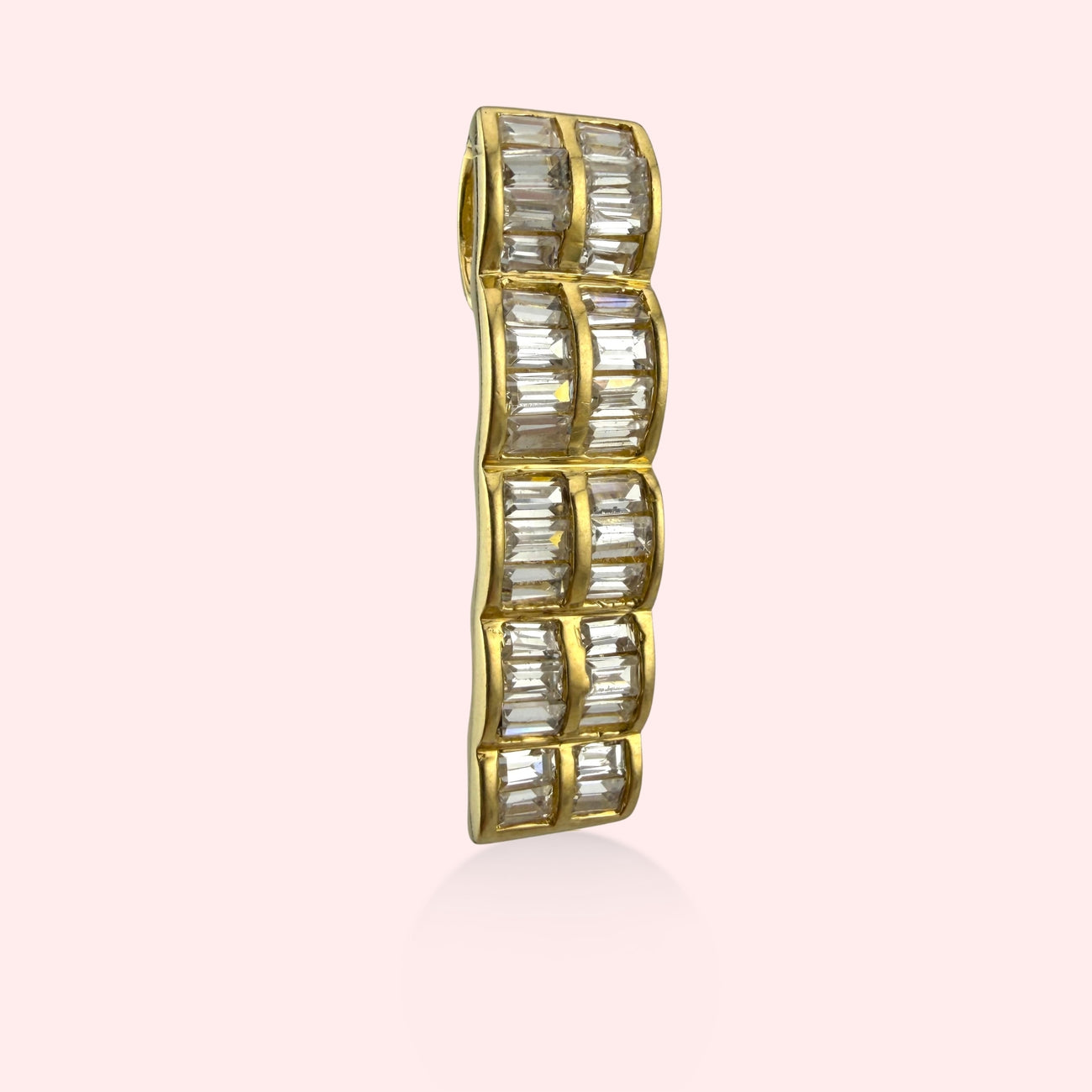 Wavy Glass Pendant