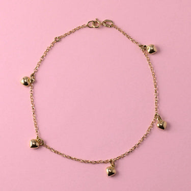 Dangling Heart Anklet