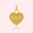 Coca-Cola Double-Sided Heart Charm