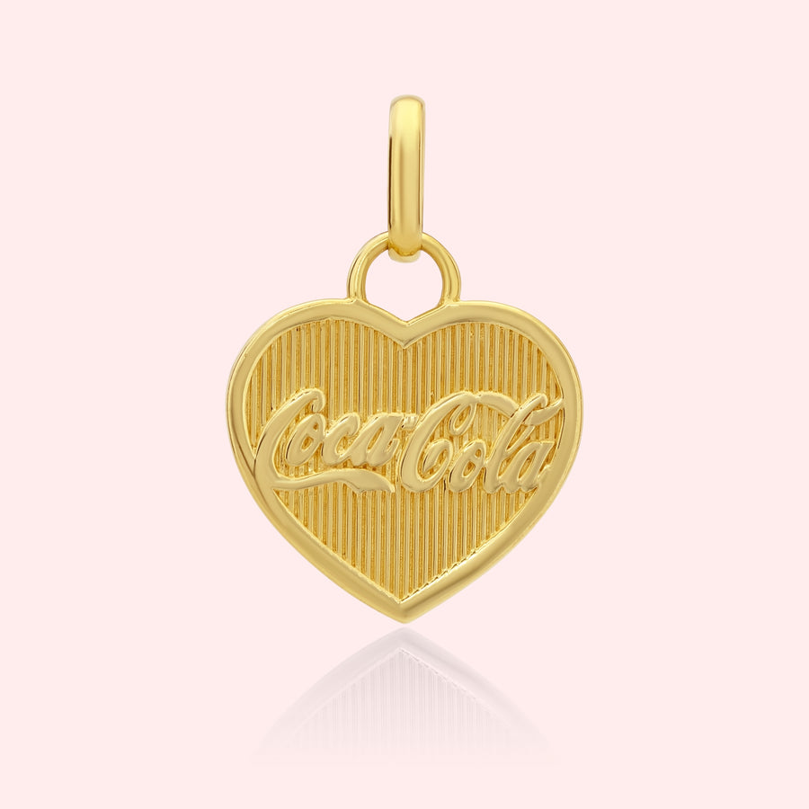 Coca-Cola Double-Sided Heart Charm