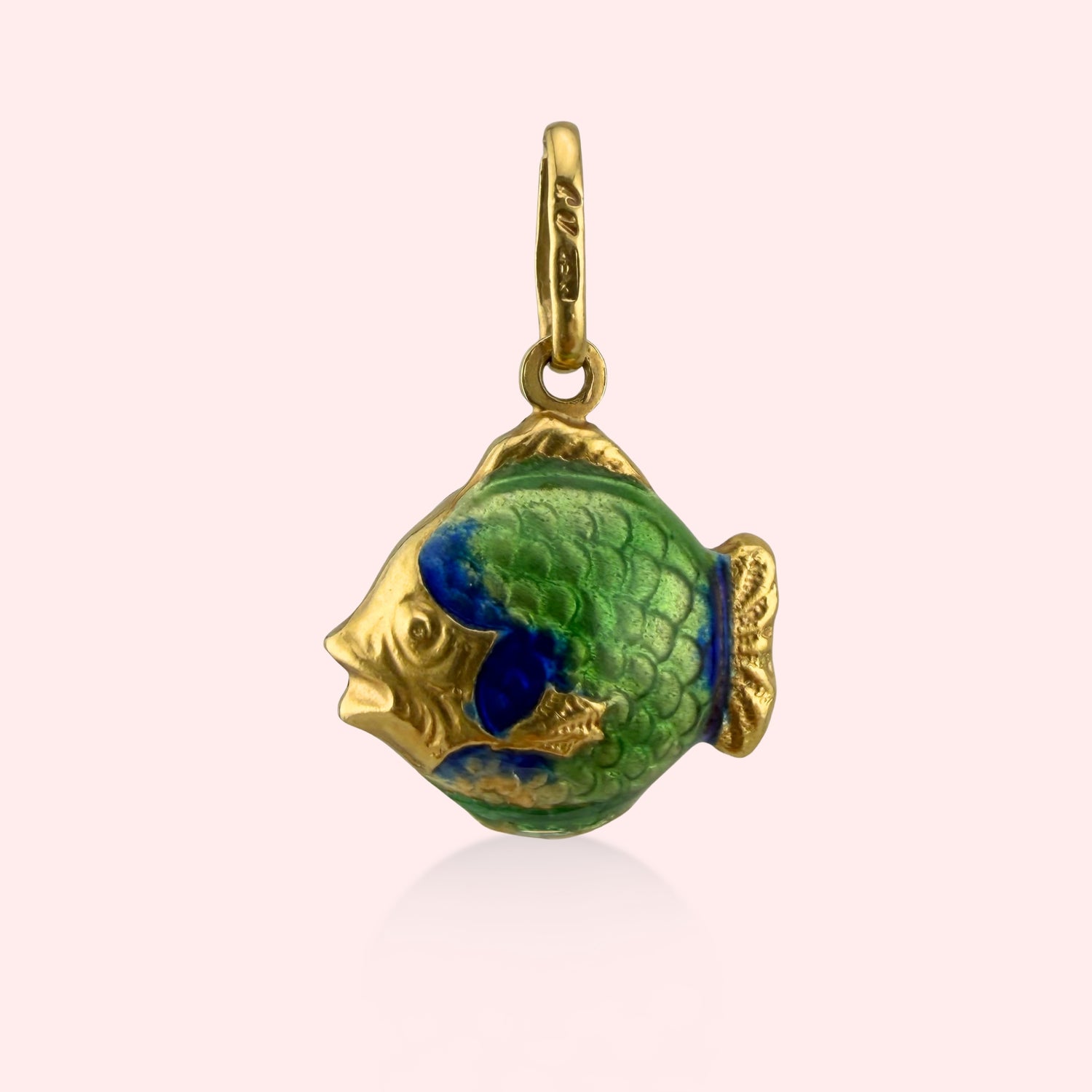 Puffy Enamel Fish