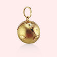 Engraved Globe Pendant