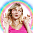 Rainbow Heart Pendant