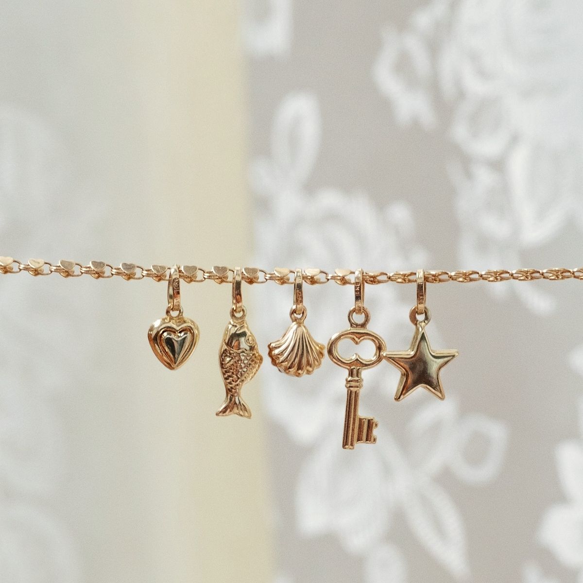 Shell with Pearl Charm