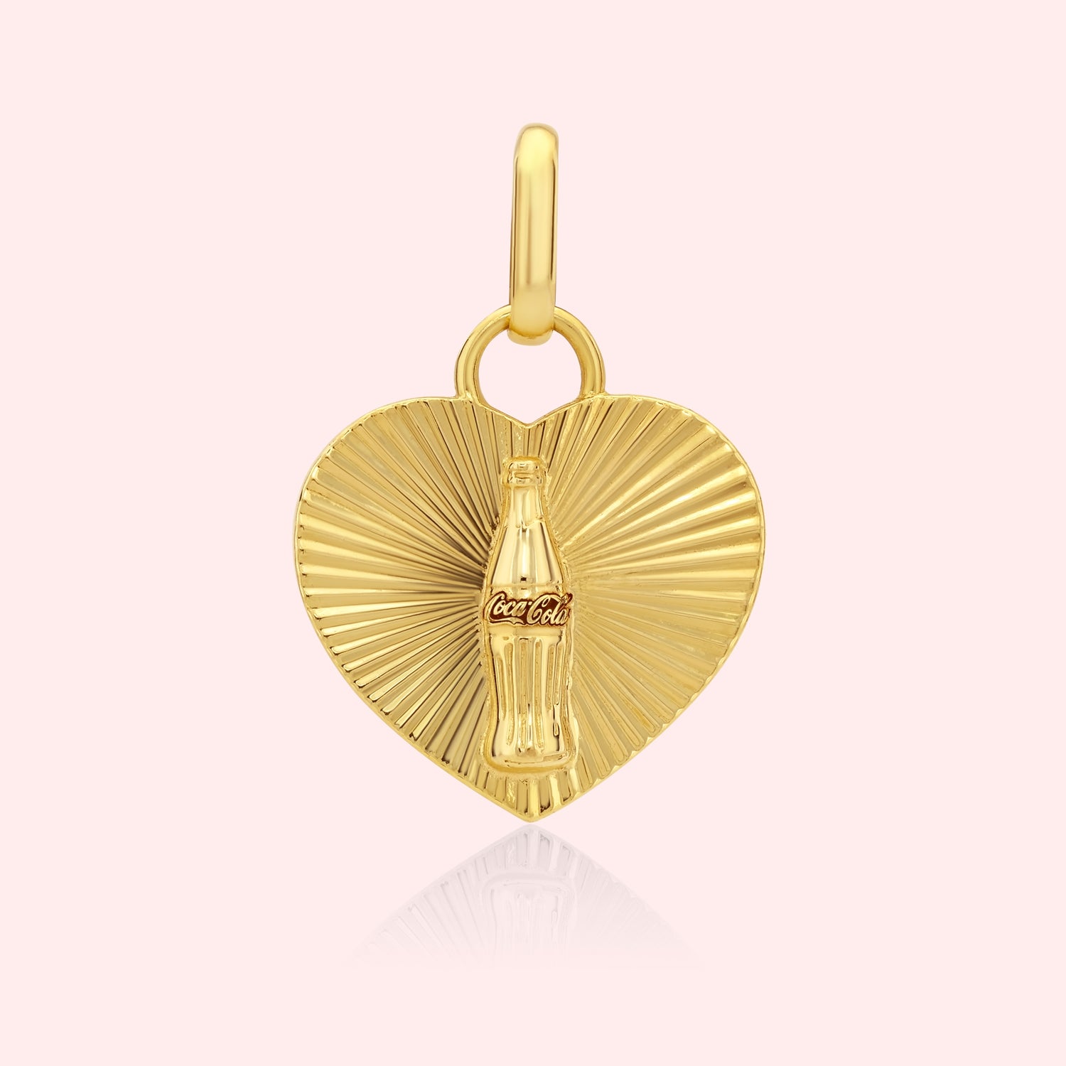 Coca-Cola Double-Sided Heart Charm