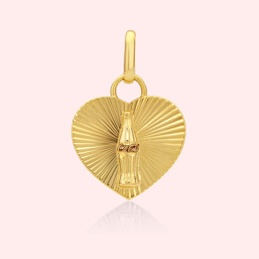 Coca-Cola Double-Sided Heart Charm