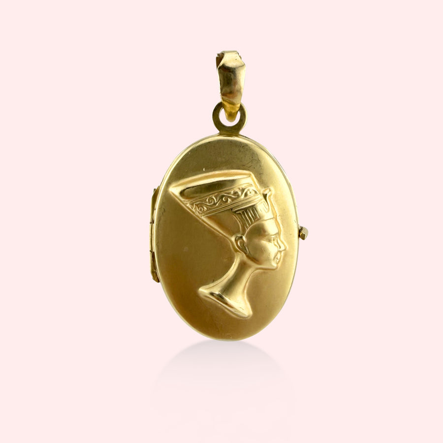 Nefertiti Oval Locket