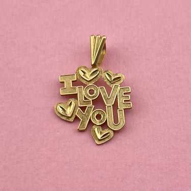 'I Love You' Charm with Hearts by Michael Anthony