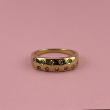 Diamond Polka Dot Ring