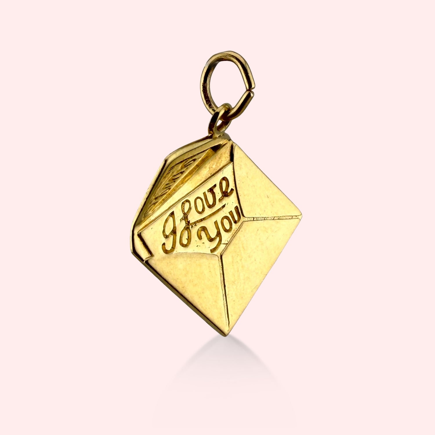 I Love You Envelope Charm
