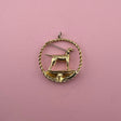 Dog on Leash Medallion