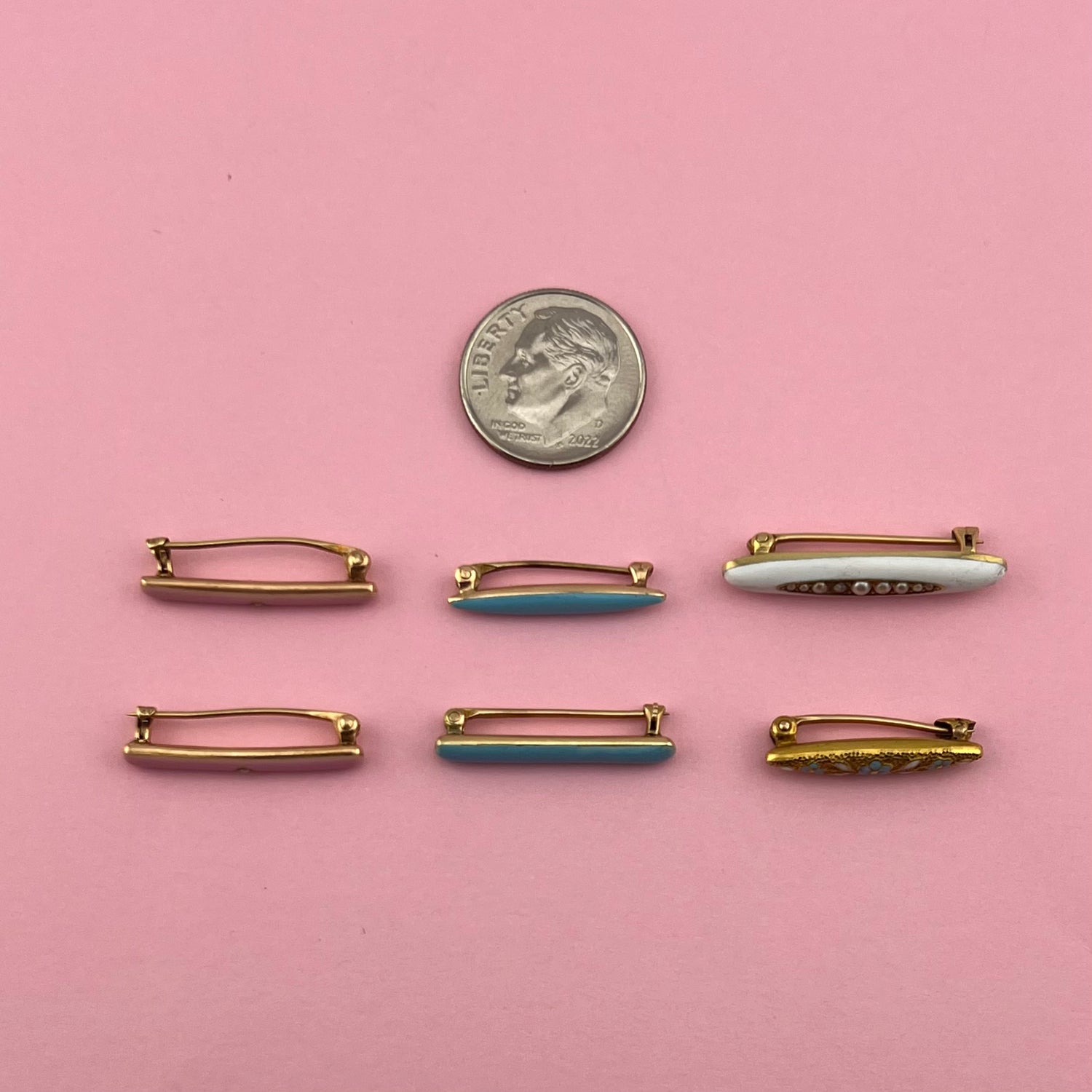 Enamel Lingerie Pins