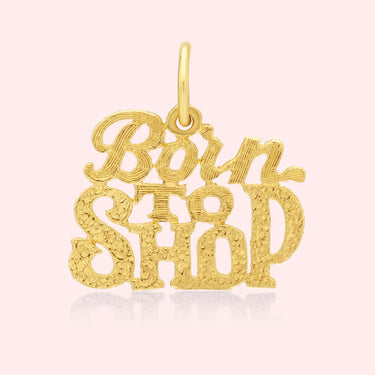 'Born To Shop' Charm