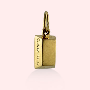 1/8oz Cartier Gold Bar Charm