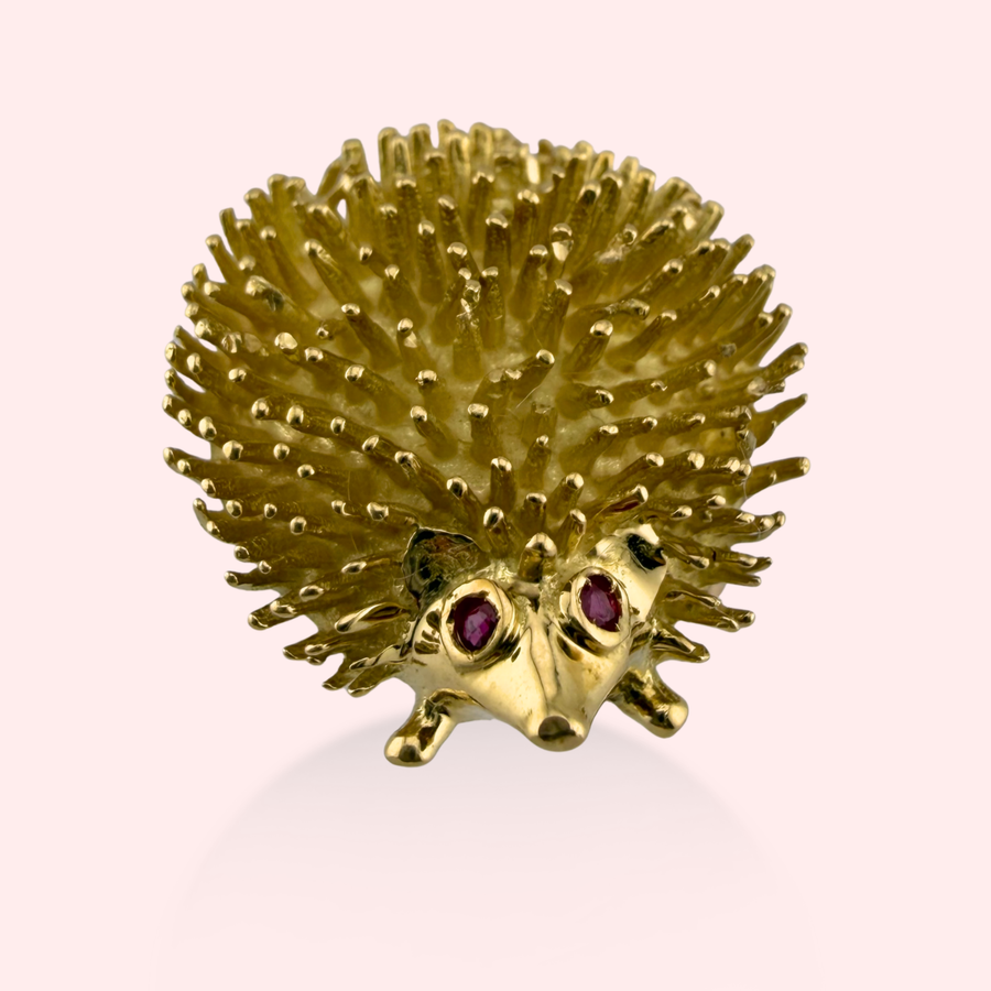 Hedgehog Brooch