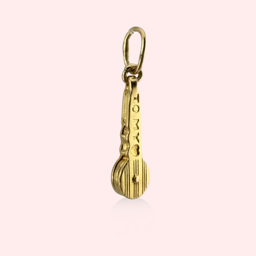 Moving Key to My Heart Charm