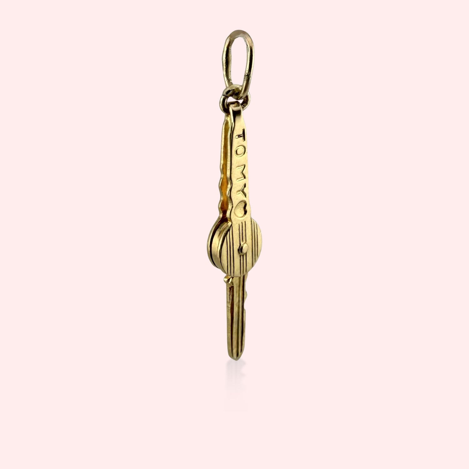 Moving Key to My Heart Charm