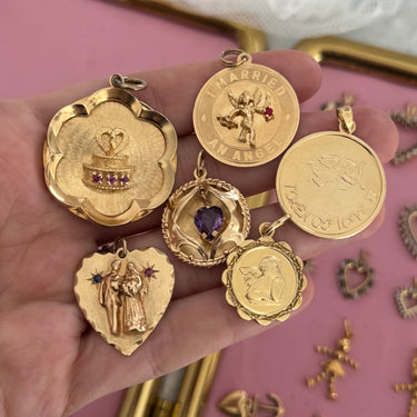 'Token of Love' Cupid Medallion