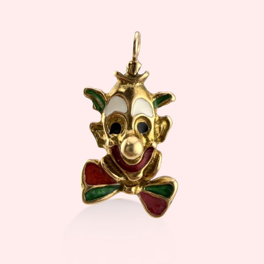Enamel Clown Charm