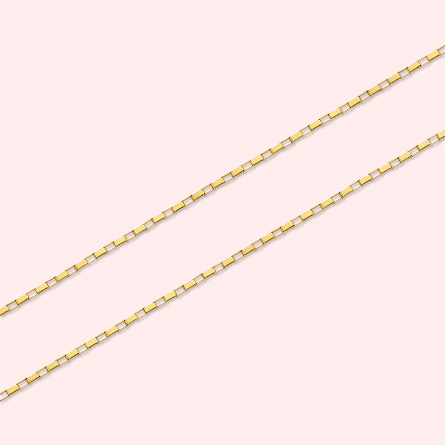 Elongated Box Chain