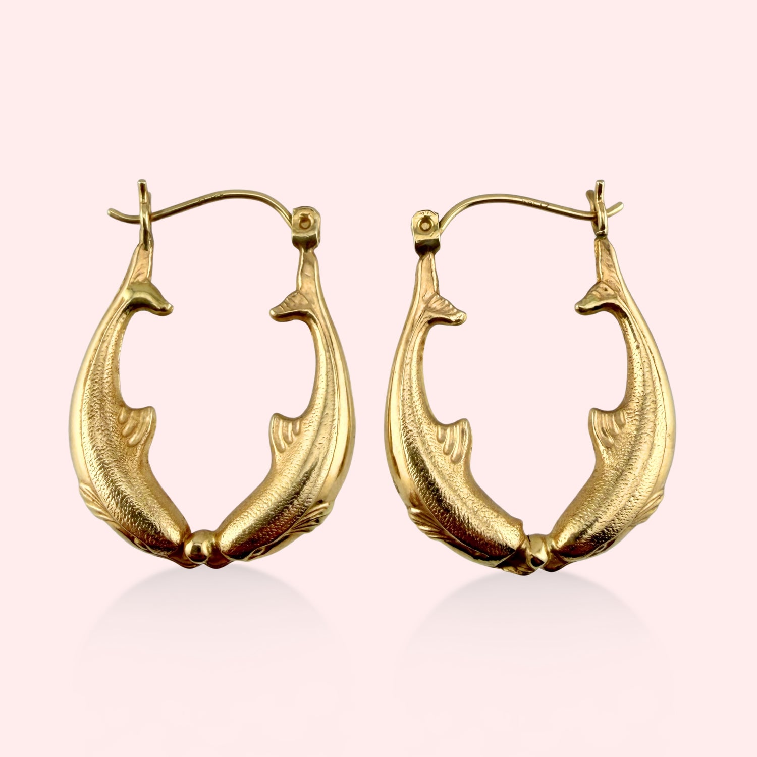 Dolphin Hoop Earrings