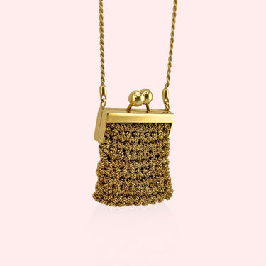 Woven Purse Necklace