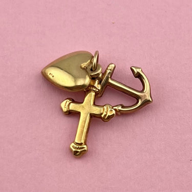 Faith, Hope, and Charity Charm Set