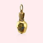 Floral Enamel Bell Charm
